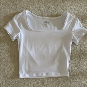 hollister seamless square neck baby tee